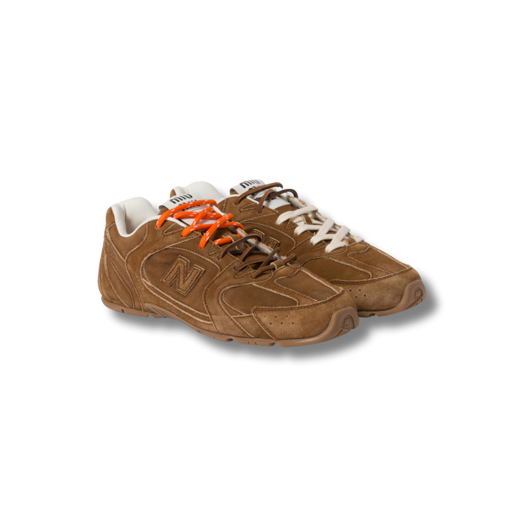 New Balance x Miu Miu 530 SL Suede Sneakers