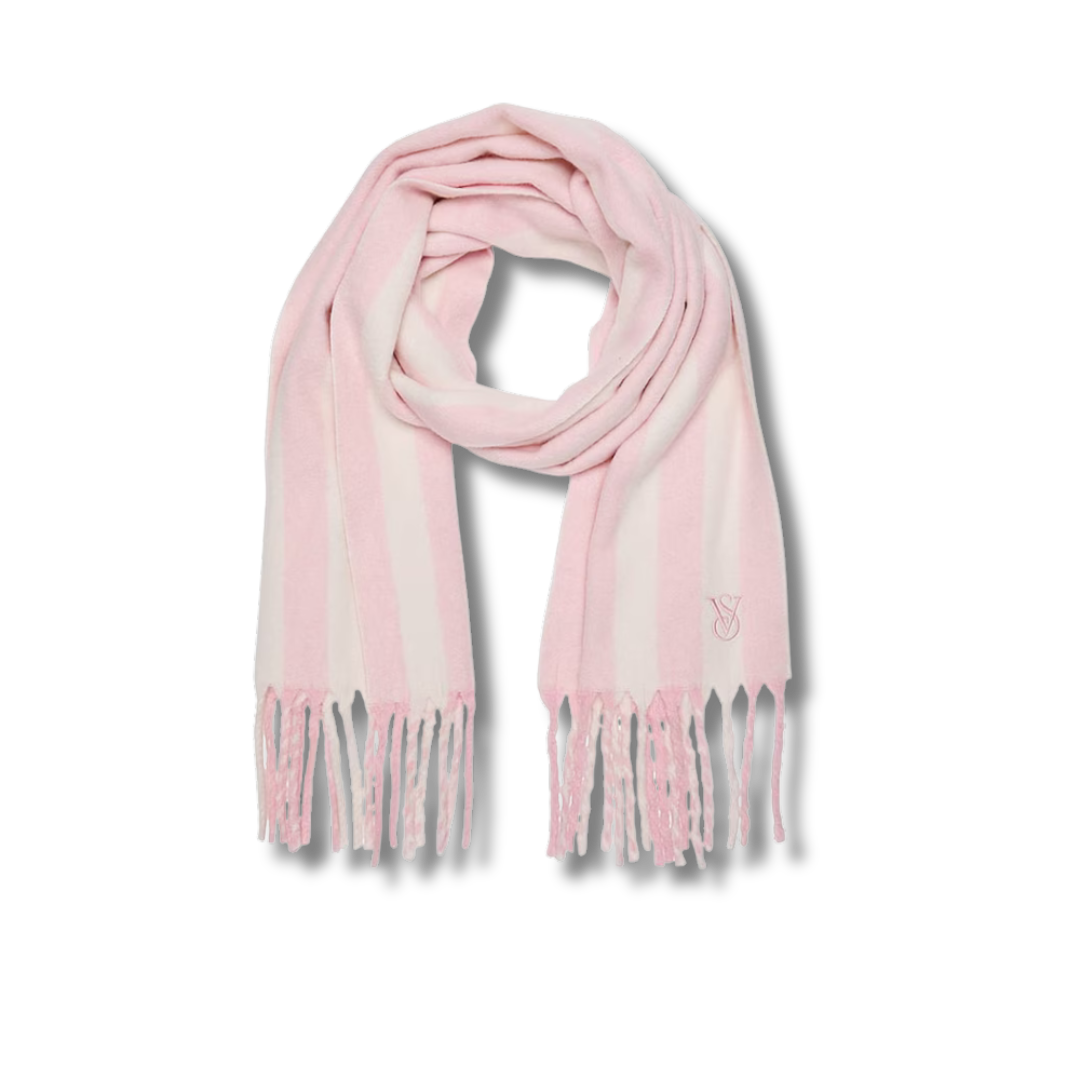 Iconic Stripe Pink Cosy Blanket Scarf