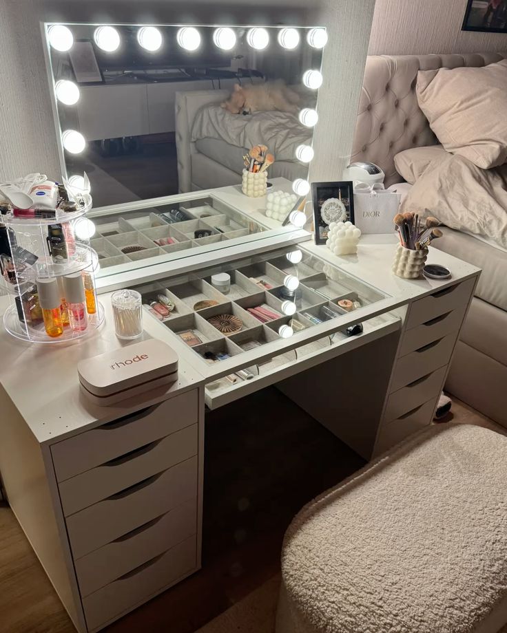 IKEA DIY Vanity Table 4 Piece