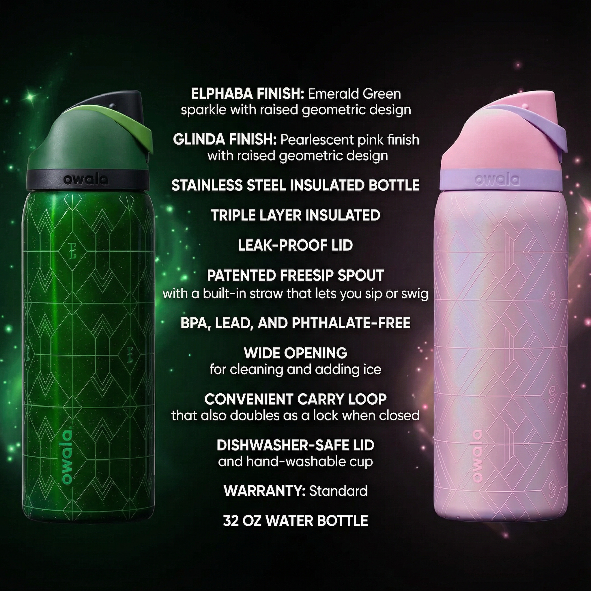 Wicked For Good Owala FreeSip 32oz