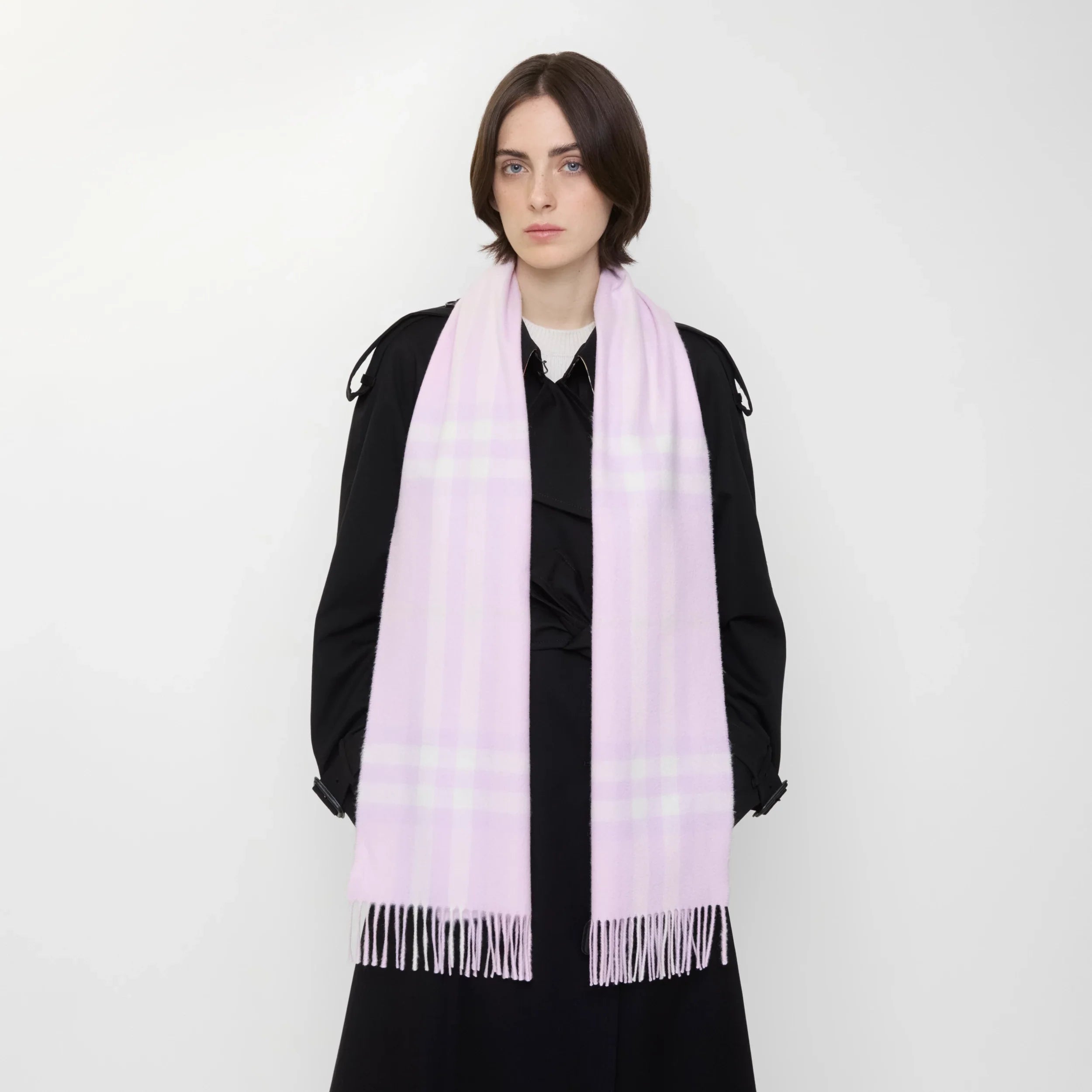 Burberry Check Cashmere Scarf