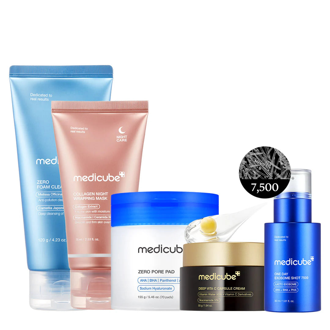 Medicube Affordable Glass Glow 7-Day Skincare Set