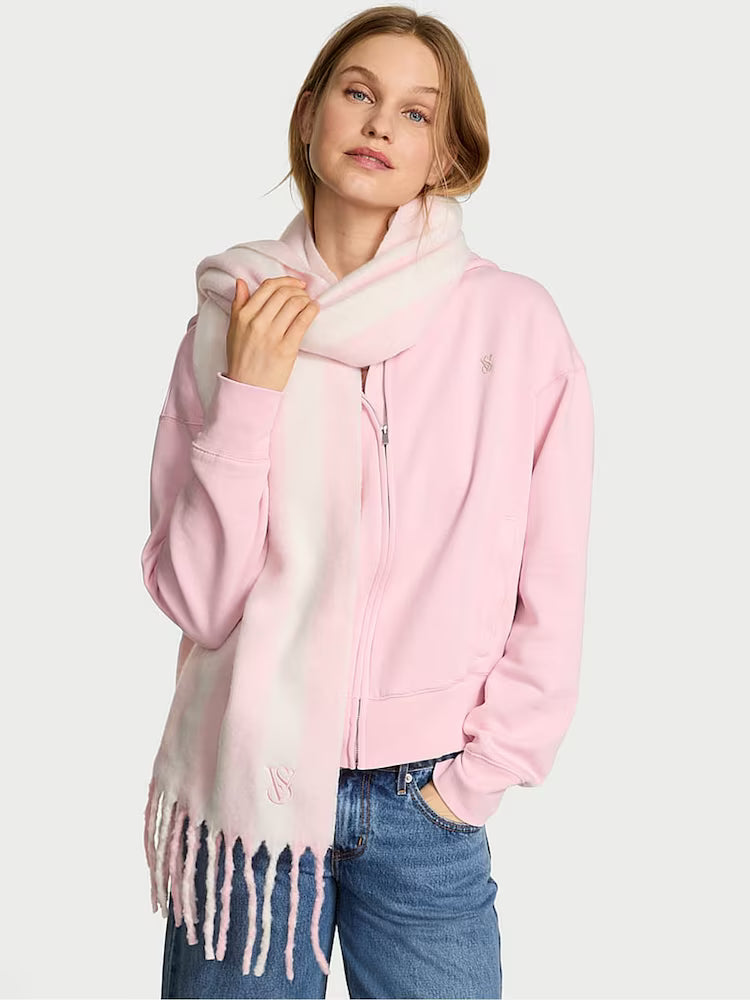 Iconic Stripe Pink Cosy Blanket Scarf