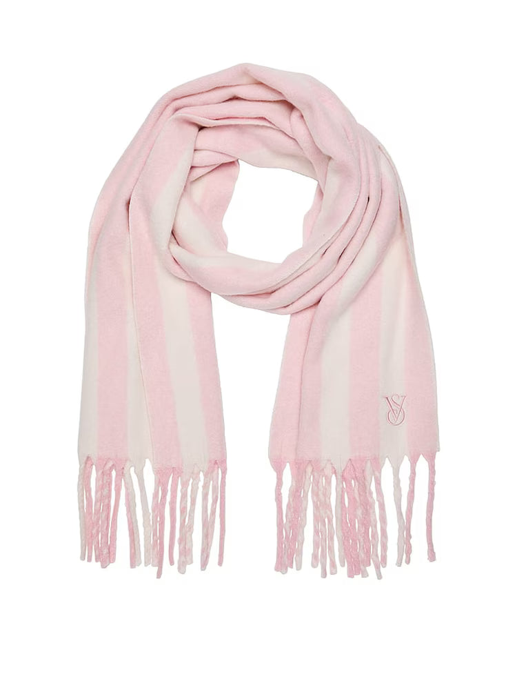 Iconic Stripe Pink Cosy Blanket Scarf