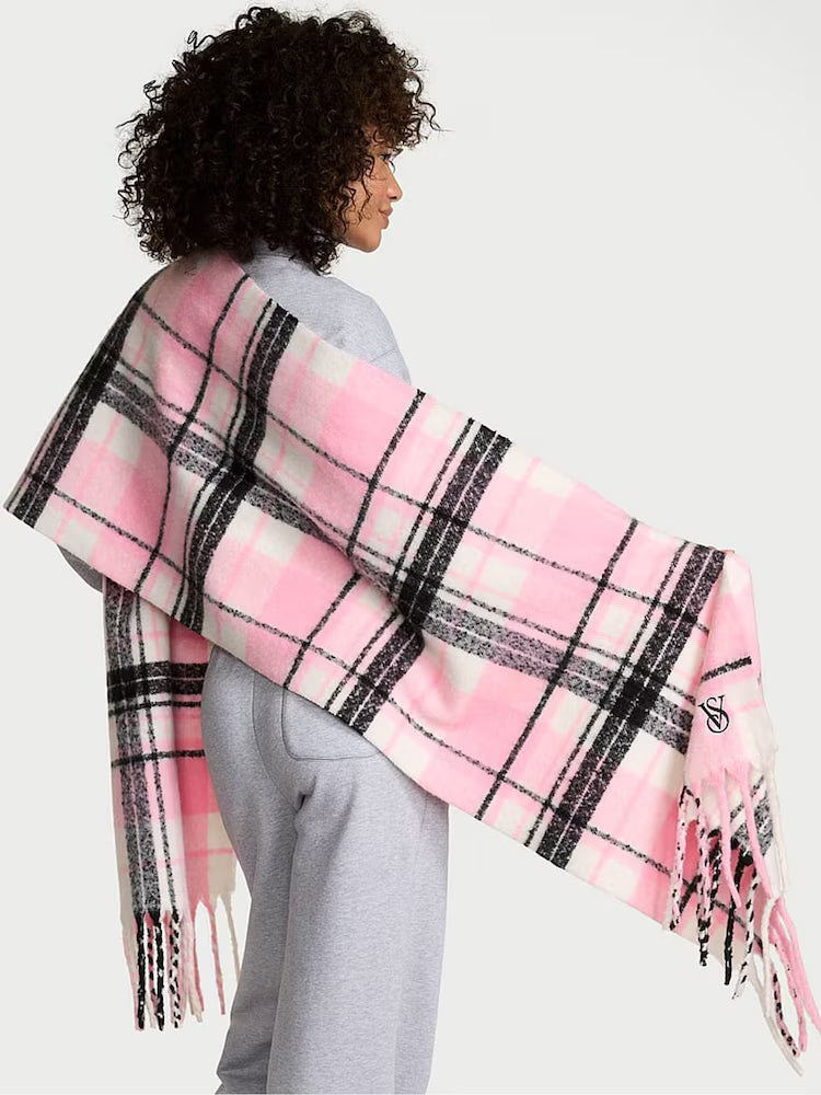 Iconic Stripe Pink Cosy Blanket Scarf