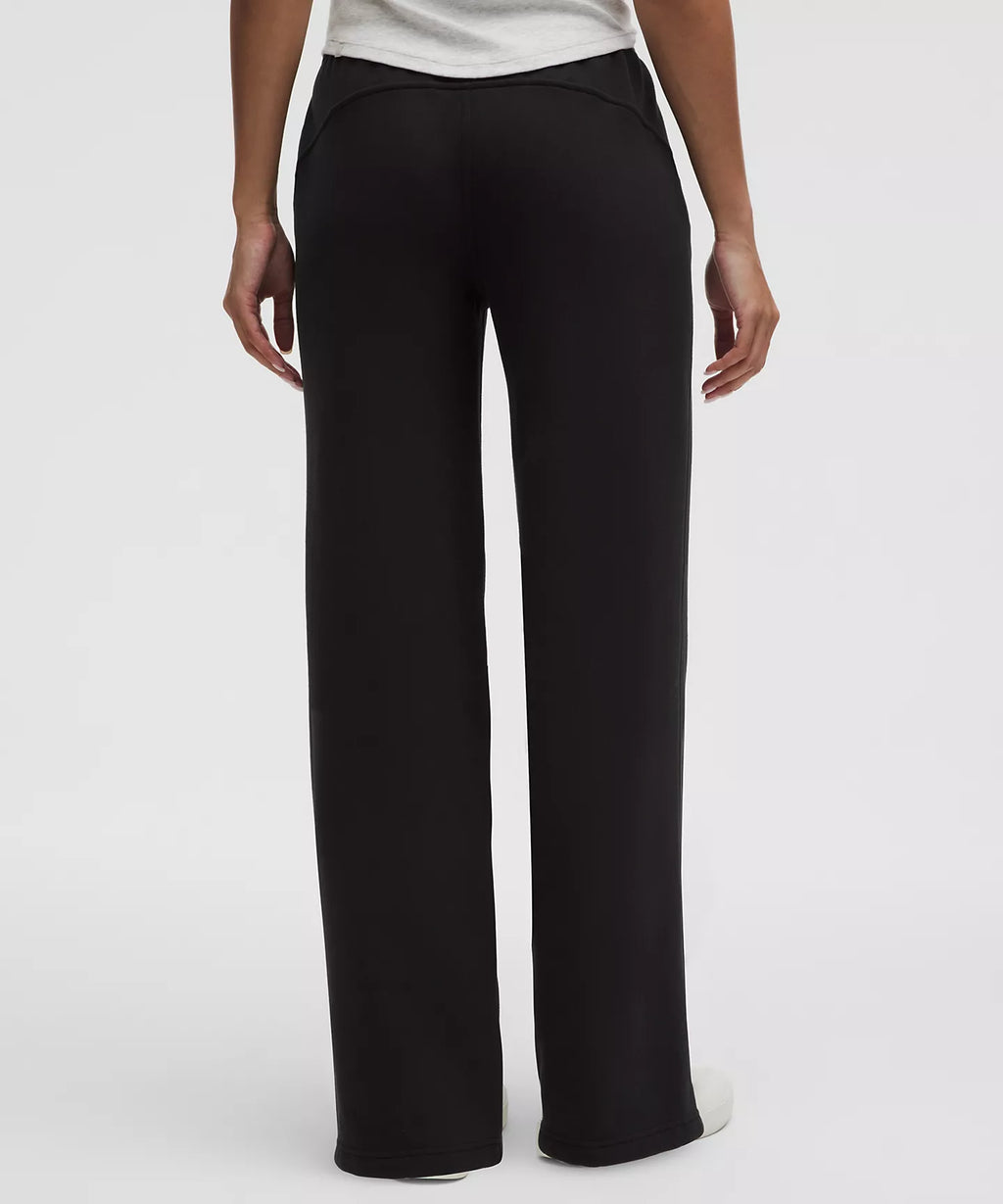 Scuba Mid Rise Wide Leg Pant