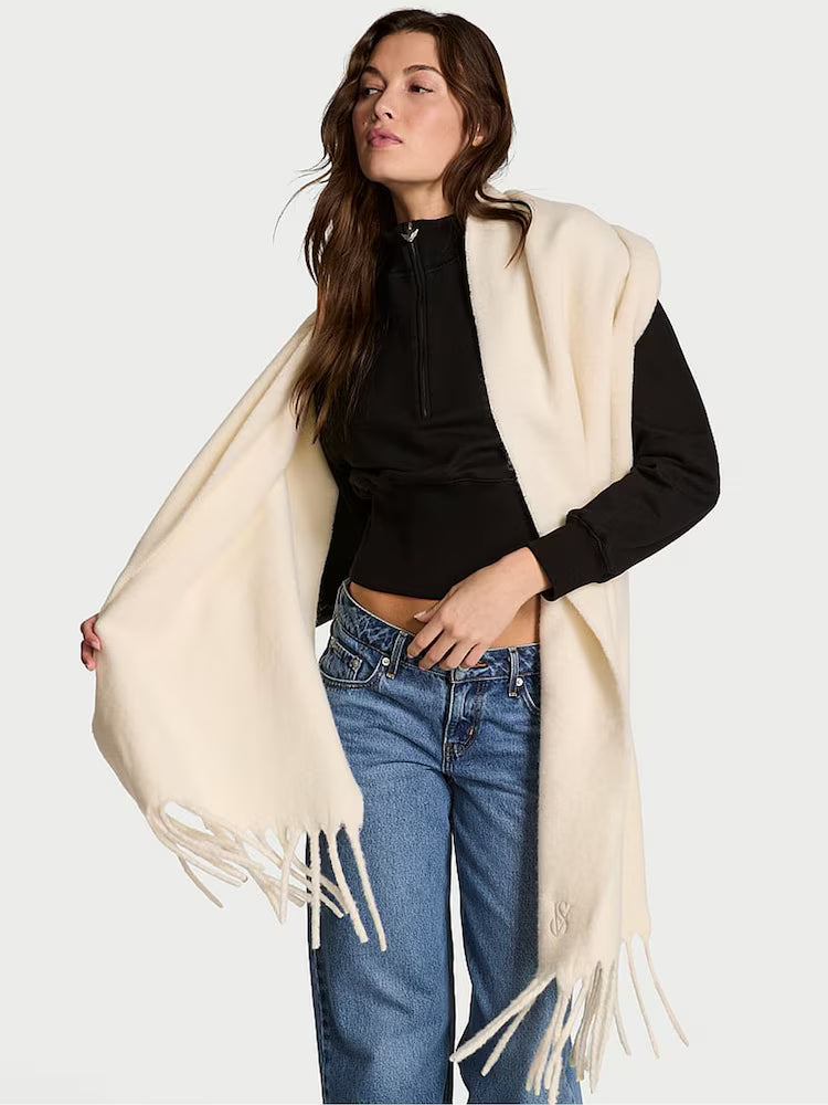 Iconic Stripe Pink Cosy Blanket Scarf