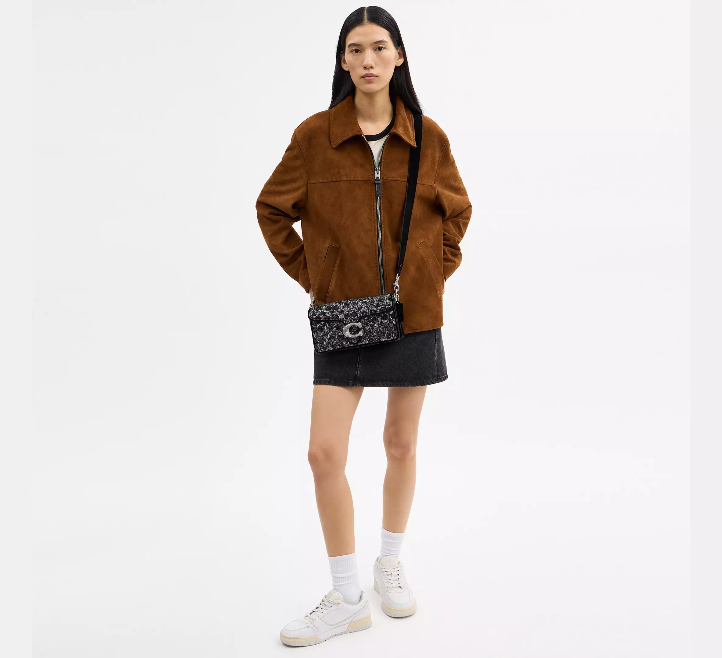 Tabby Shoulder Bag 26 In Crystal Signature