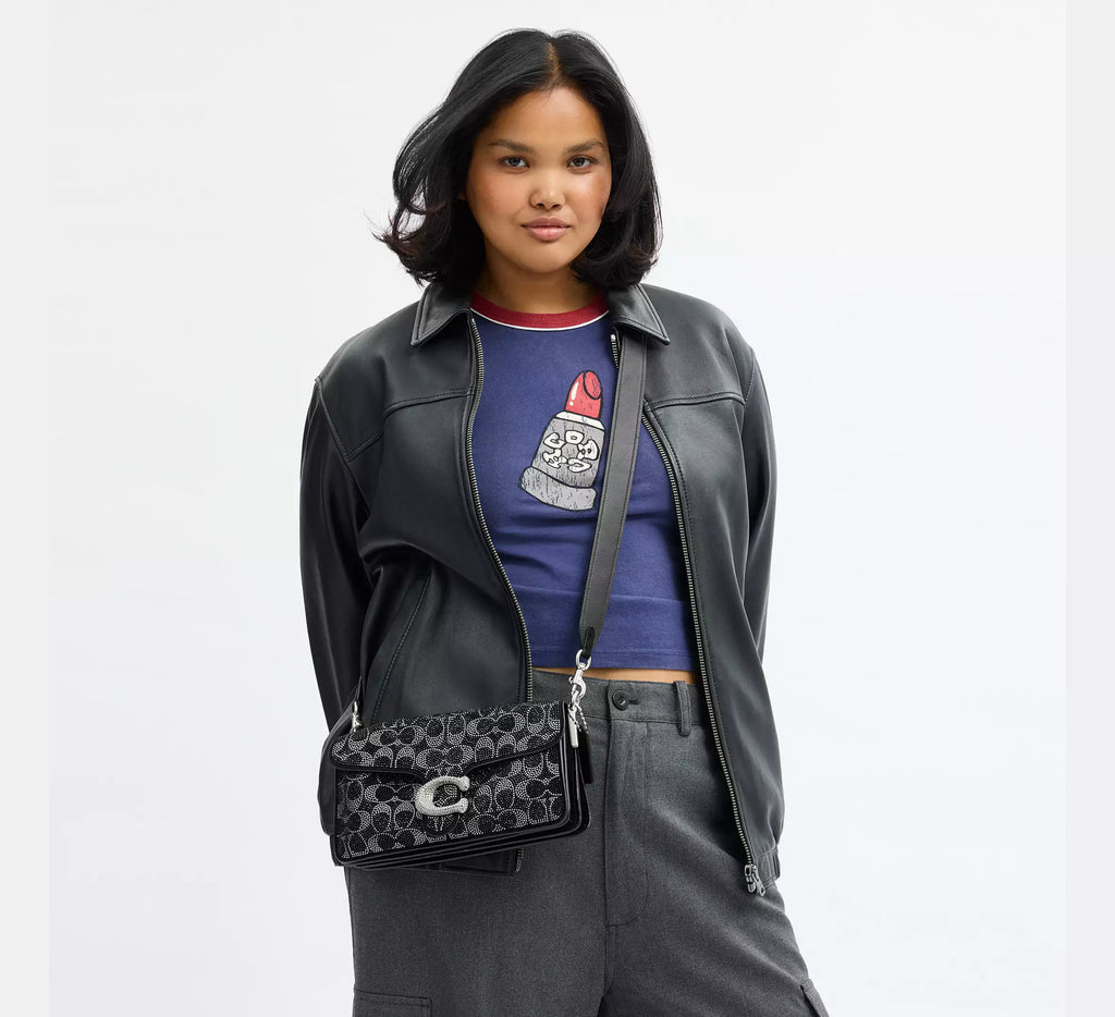 Tabby Shoulder Bag 26 In Crystal Signature