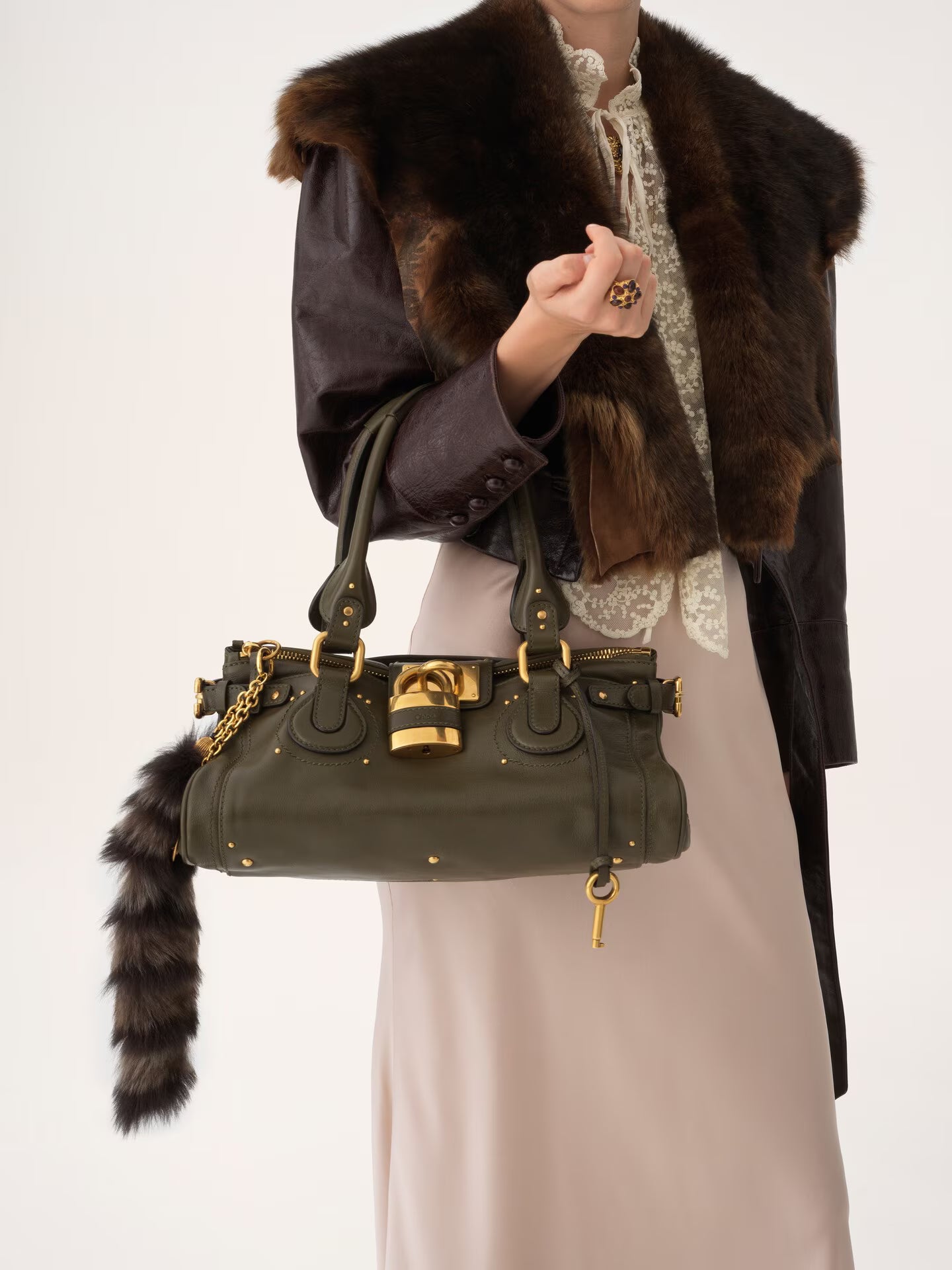 Chloé - Paddington Bag In Grained Leather