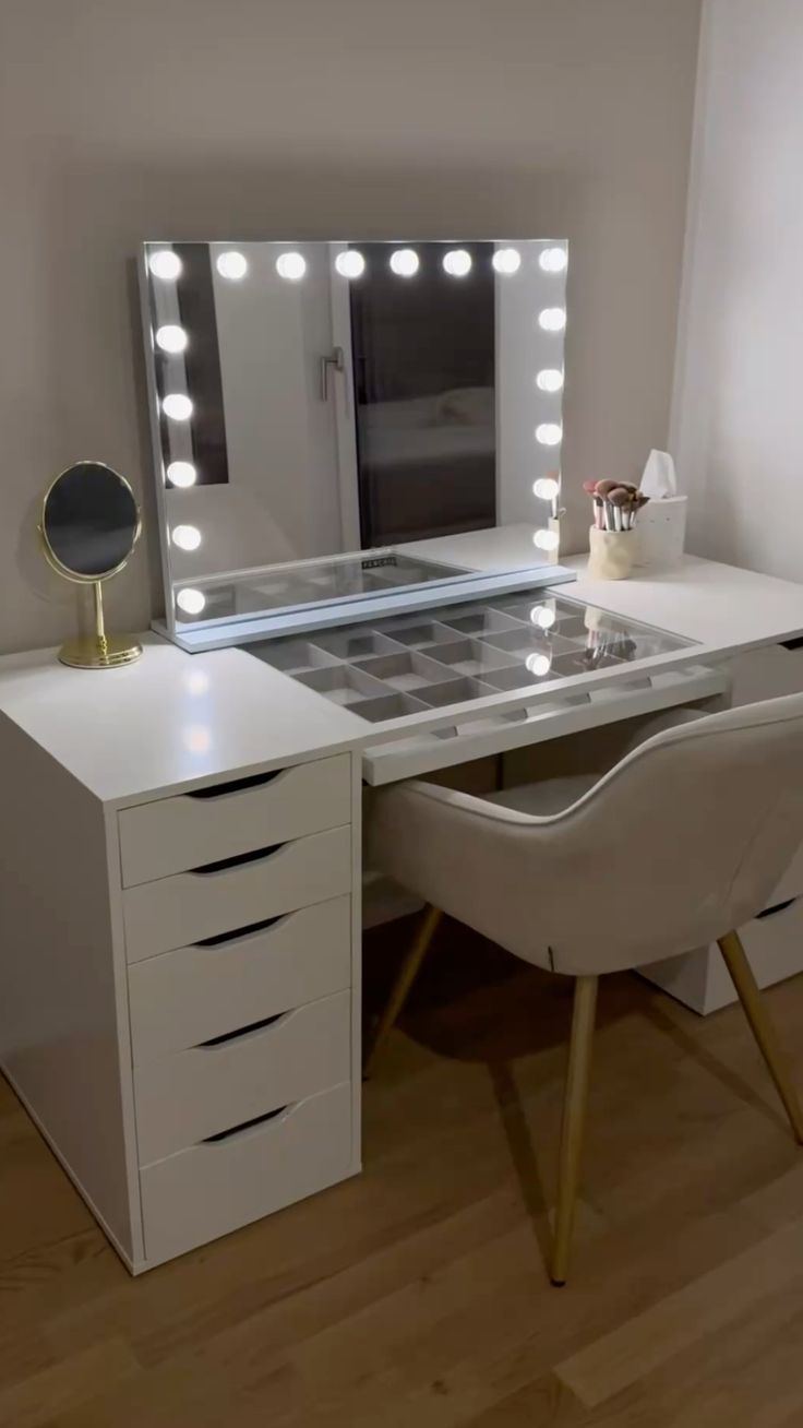 IKEA DIY Vanity Table 4 Piece