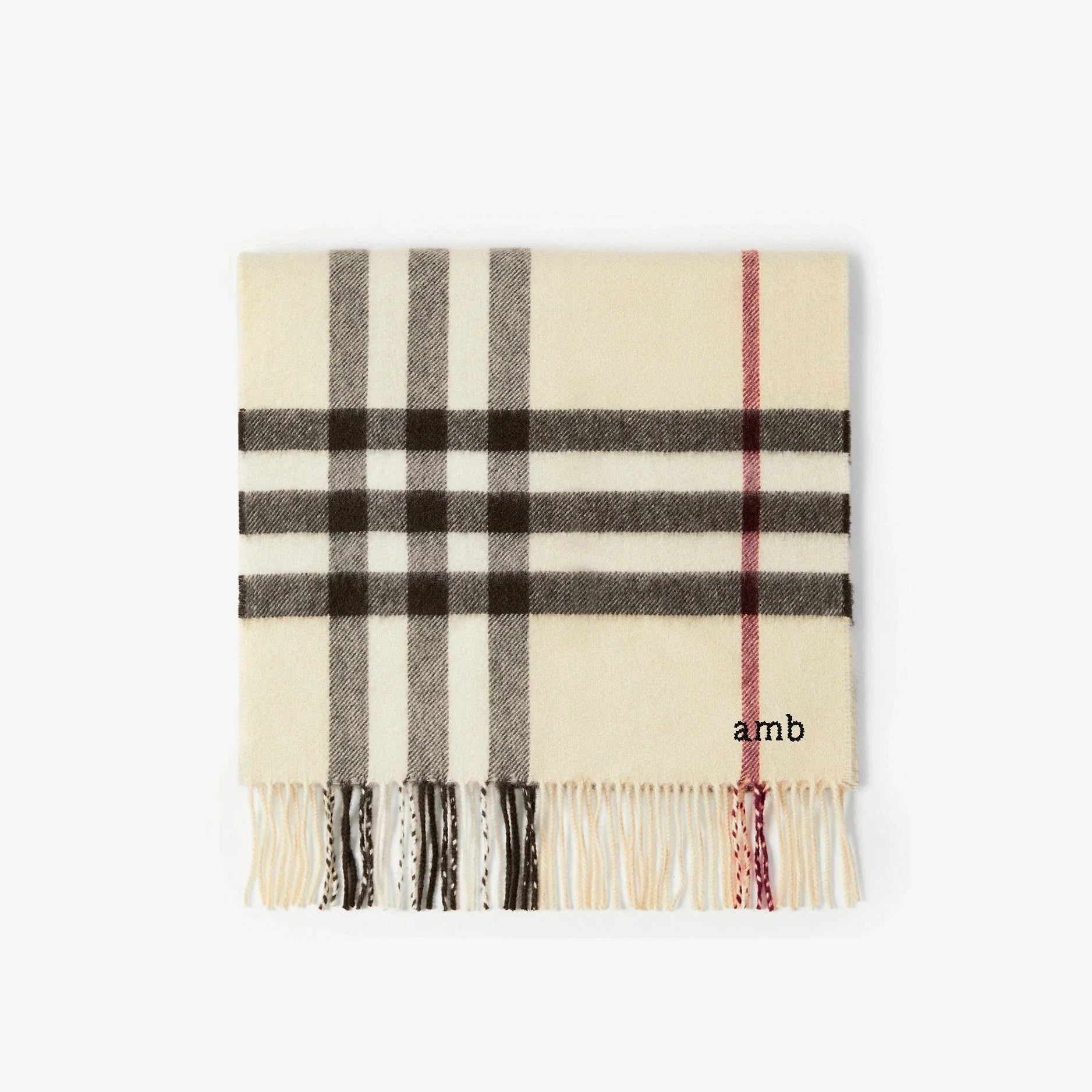 Burberry Check Cashmere Scarf