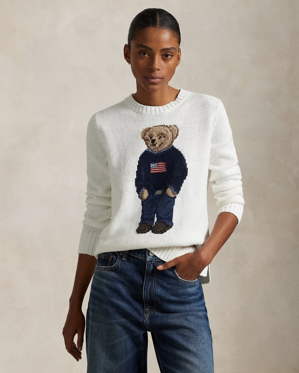 Polo Bear Cotton Sweater