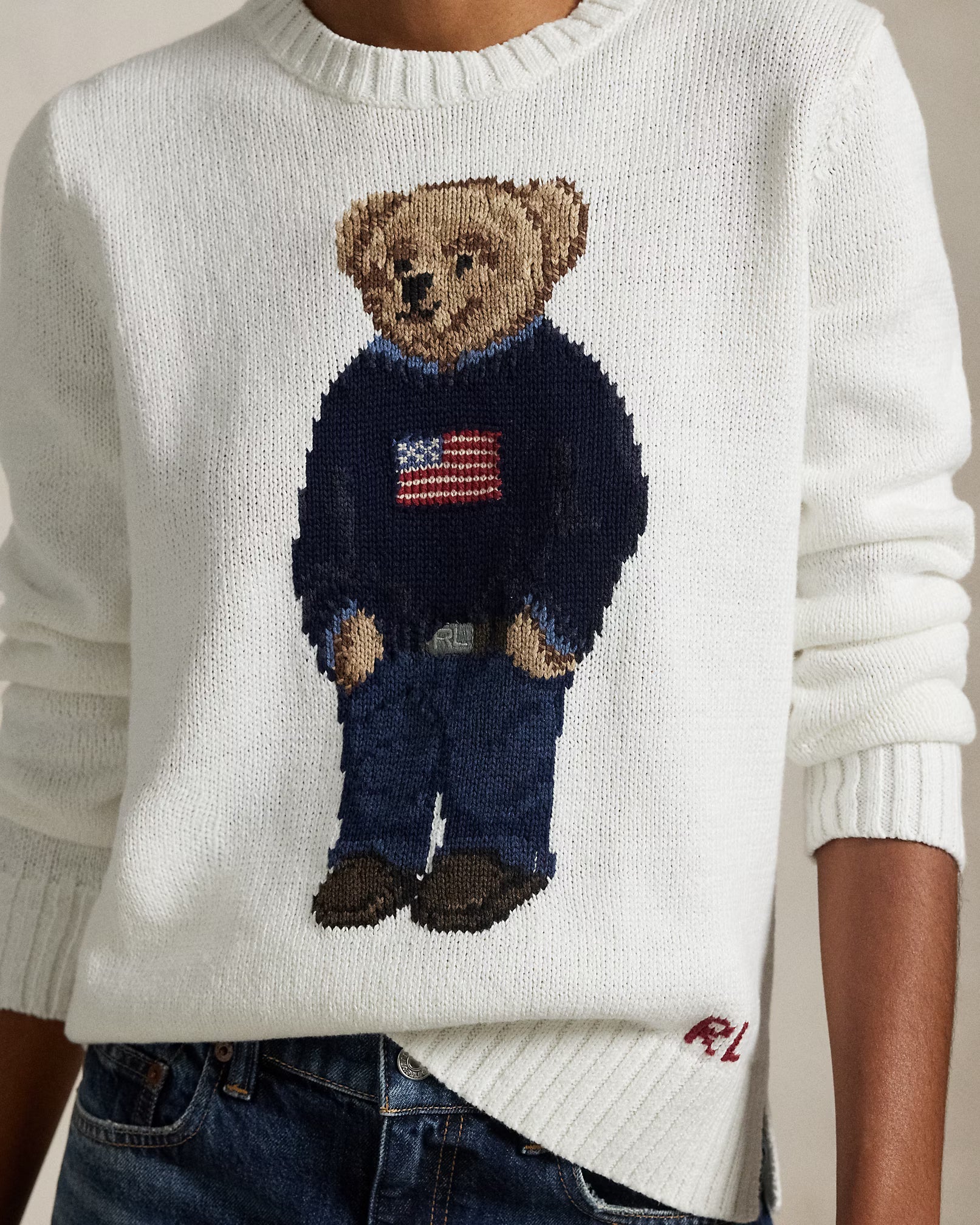 Polo Bear Cotton Sweater